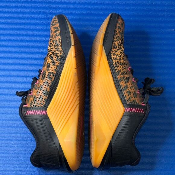 Size 10.5- Women’s Nike Metcon 6 Leopard Cheetah Print AT3160-096 Black Brown - Picture 6 of 8